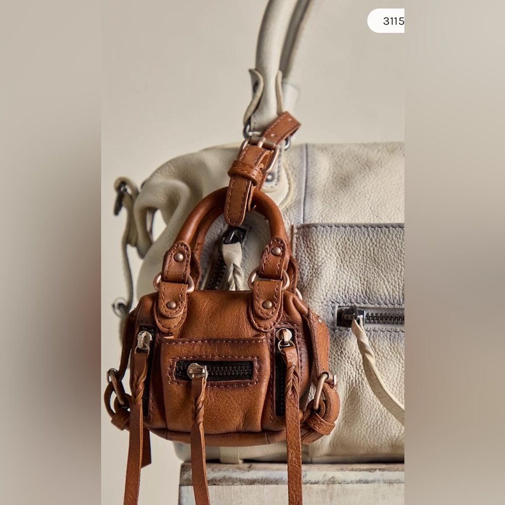 NWT Free People  EMERSON We The Free Micro Emerson Mini Bag Leather Mini - Picture 2 of 2
